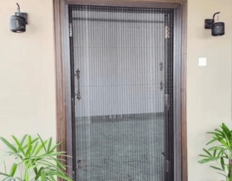 Pleated Mosquito Net Doors